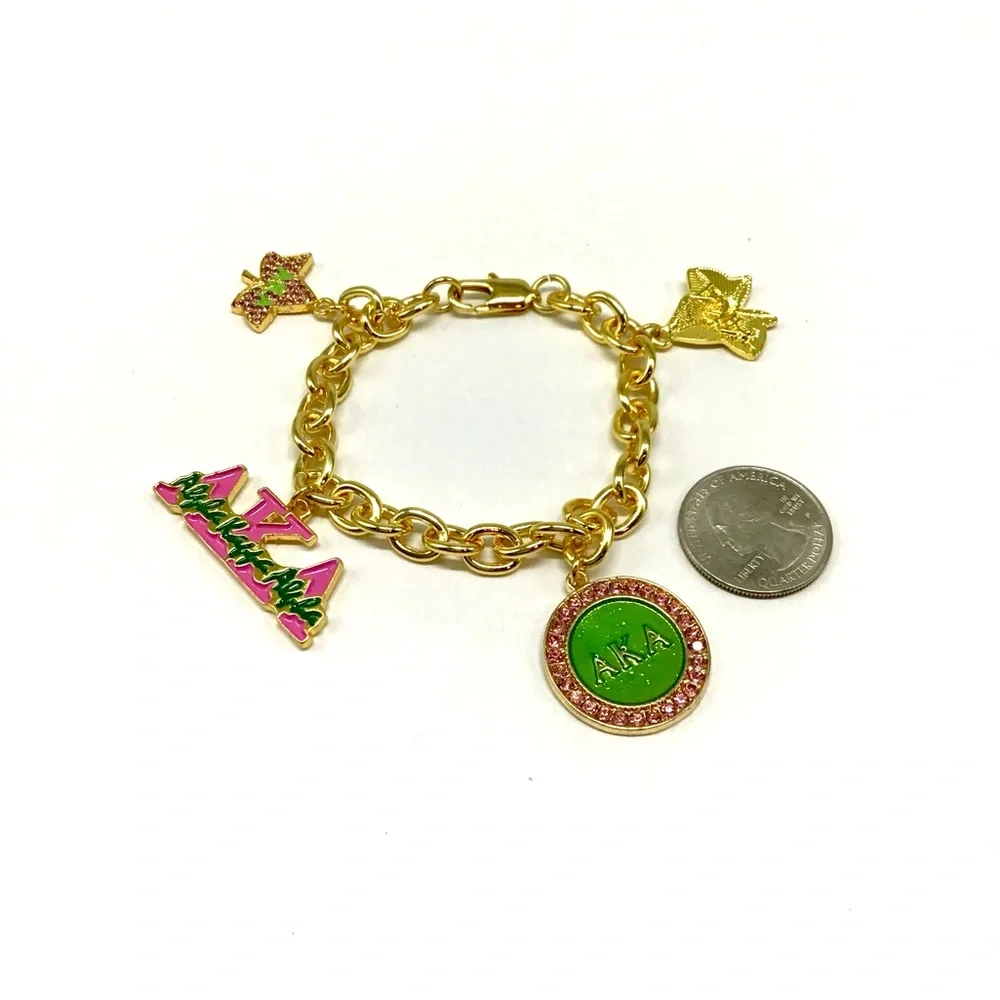 AKA Gold Charm Bracelet - Picture 4 of 4